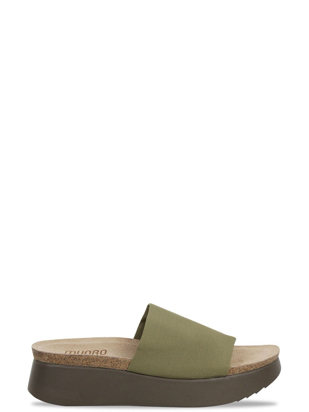 Munro Olive Green Slide Sandal